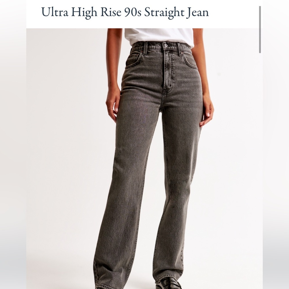 Abercrombie Ultra High Rise 90s jeans